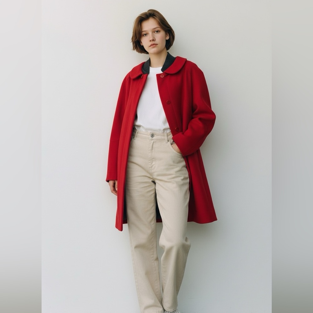 Marni red wool coat - Picture 4 of 12